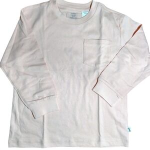 Konny Kids Long Sleeve T-Shirt Top‎ with Pocket Peach Size 4-5Y (110cm) dchool
